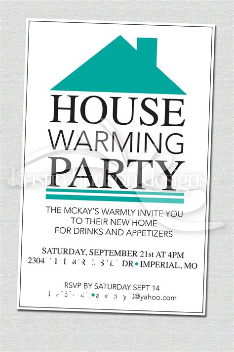 House Party Invitation Template